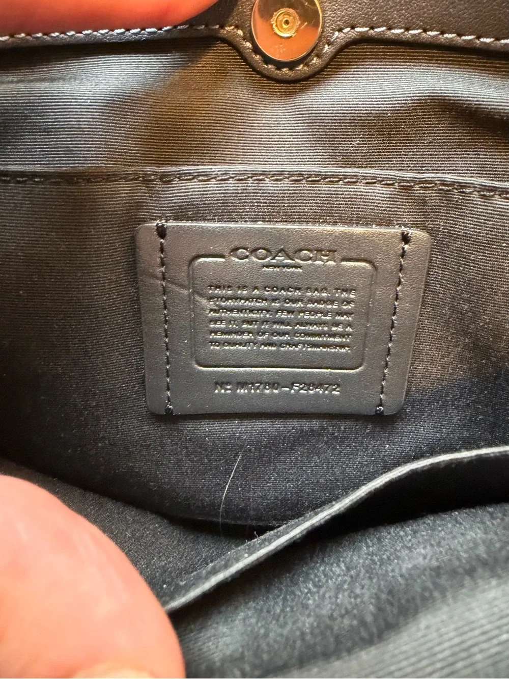 Coach Mini Brooke Carryall Black & Brown